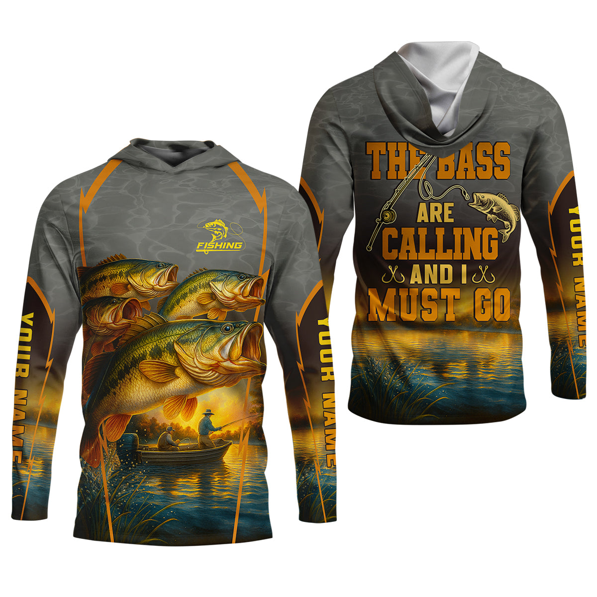 The Bass Are Calling And I Must Go Largemouth Bass Fishing Women SPF Shirt , Funny Fishing Shirt