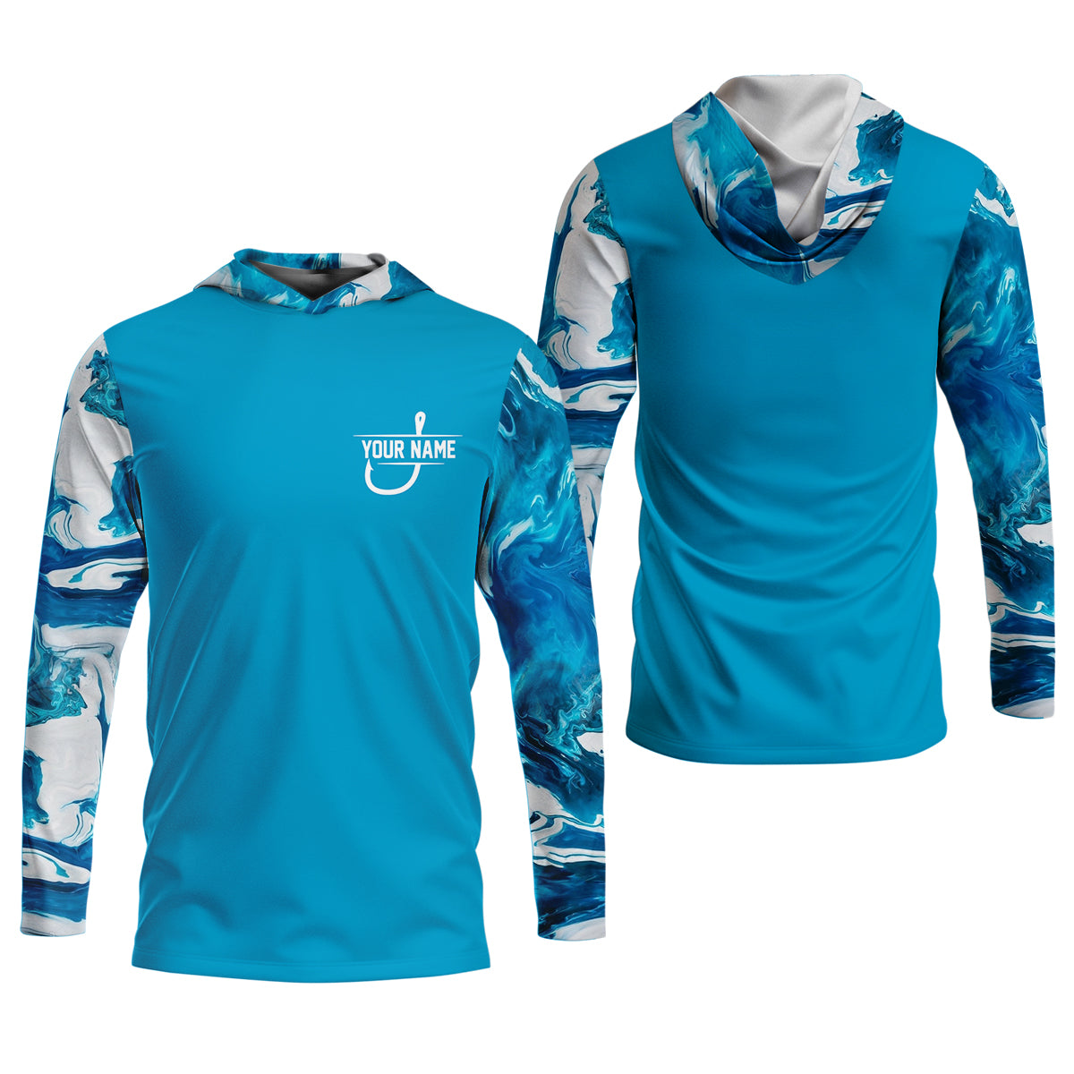 Blue Fishing Shirt For Women, Fishing Gift Ideas, Female Fishing Shirts