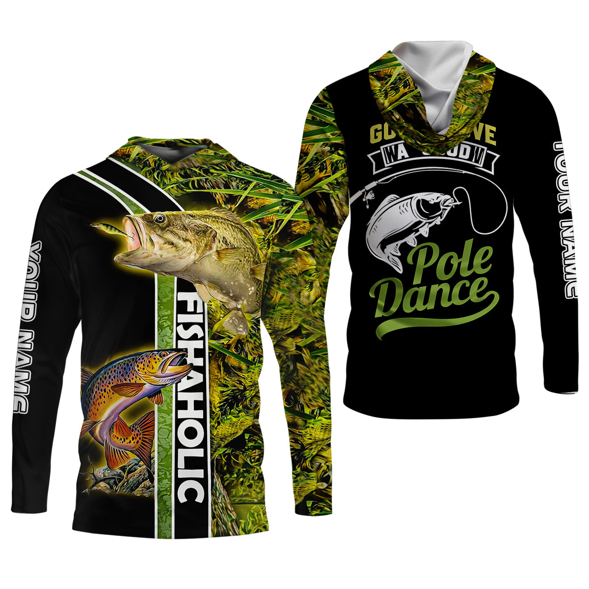 Gotta Love A Good Pole Dance Fishaholic Fishing UPF Shirts, Funny Fishing Shirt, Fishing Gift for Men