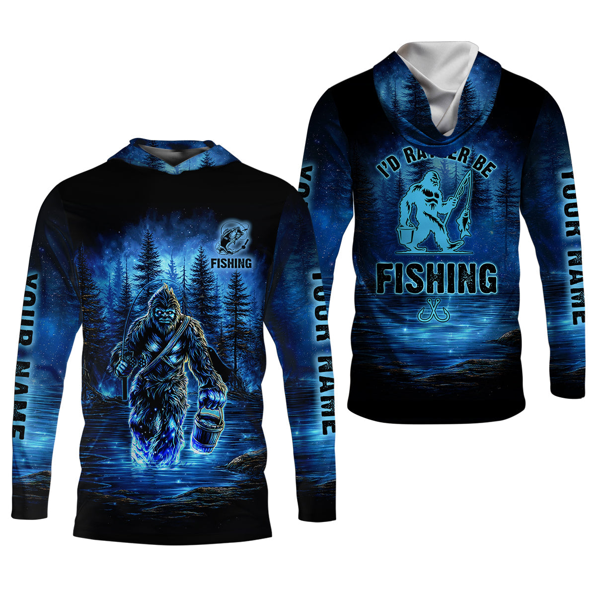 I’d Rather Be Fishing Personalized Fishing Shirt For Women, Long Sleeve Fishing Shirt, Gift For Her