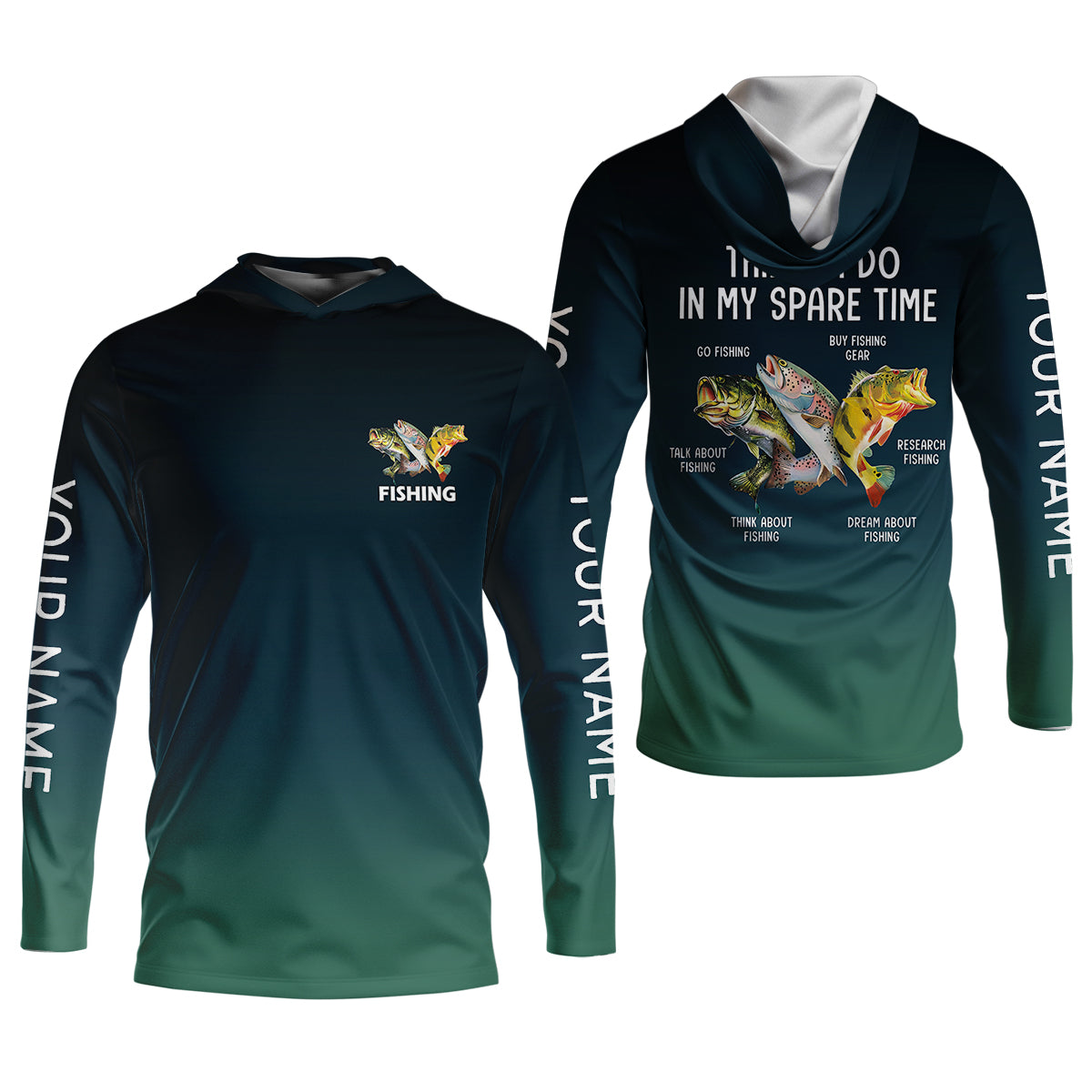 Things I Do In My Spare Time Funny Fishing Shirt, Fishing UPF Shirts, Women Fishing Shirt
