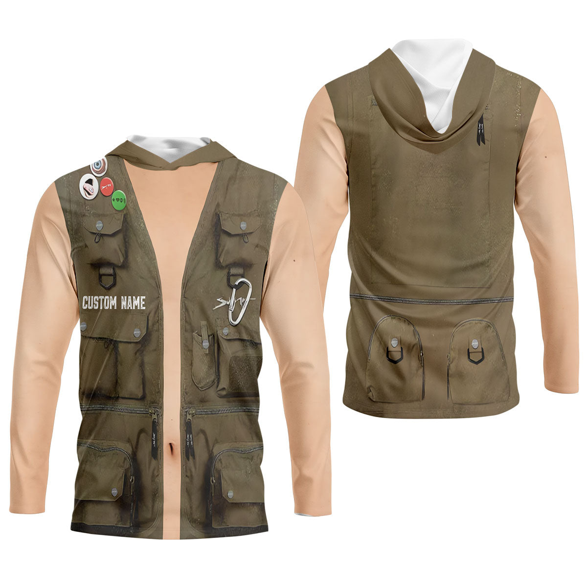Fishing Vest Print Fishing UPF Shirts, Performance Fishing Shirts, Fishing Shirt For Women