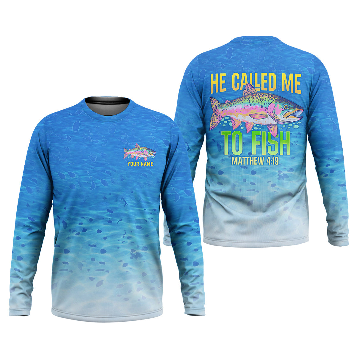 He Called Me To Fish Christian Fishing Shirt, Fishing UPF Shirts, Fisherman Gift For Men