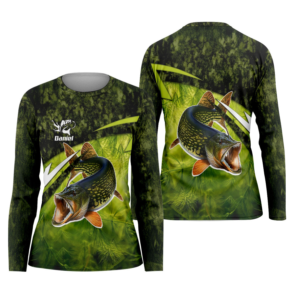 Carp Fish Olive Drab Fishing UPF Shirts, Performance Fishing Shirts, Carp Fishing Shirt For Women