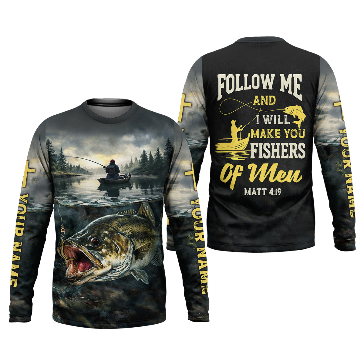 Called to Fish for Men – Christian Fishing Shirt, Fishing UPF Shirts, Funny Fishing Shirt