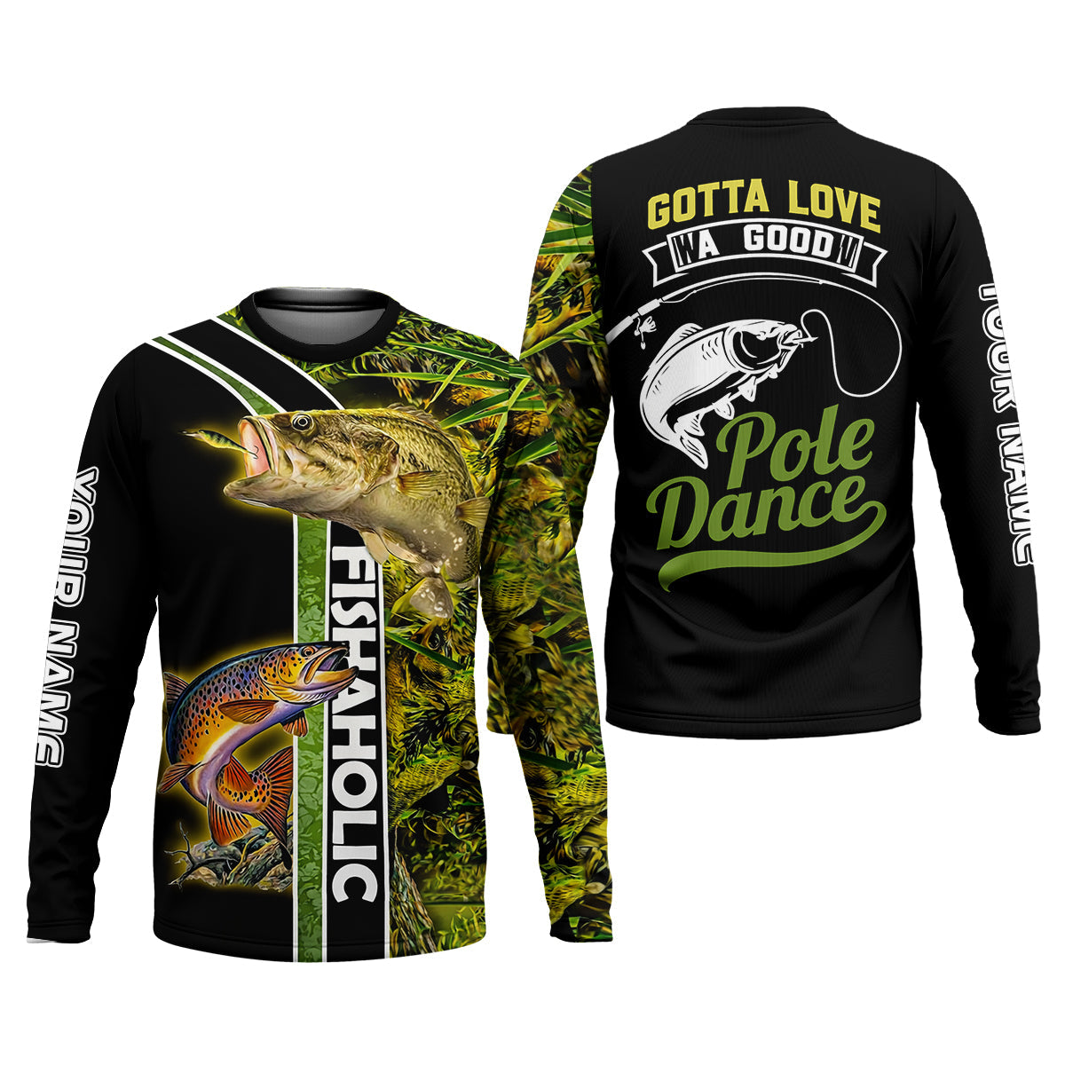 Gotta Love A Good Pole Dance Fishaholic Fishing UPF Shirts, Funny Fishing Shirt, Fishing Gift for Men