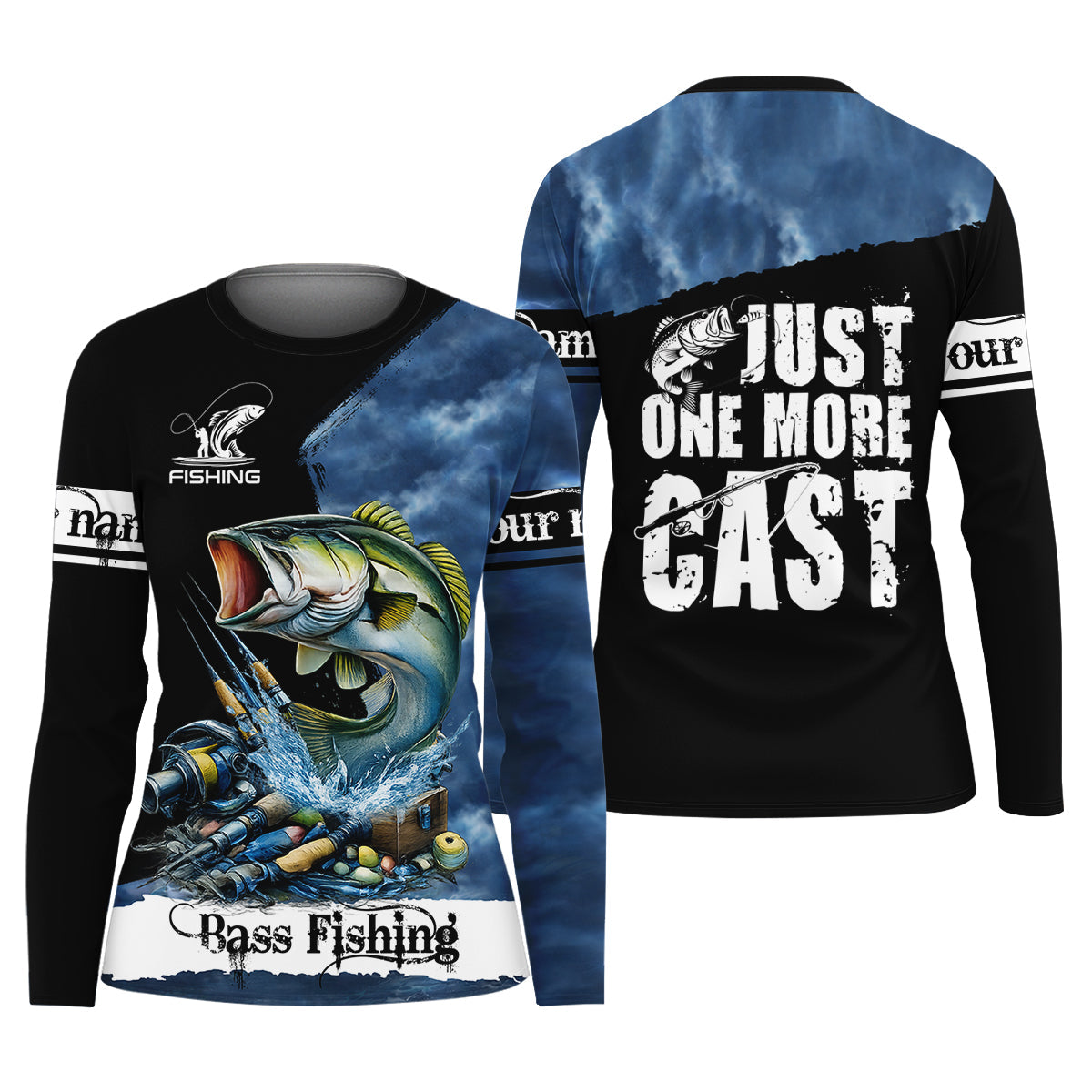 Just One More Cast Personalized Fishing Shirt For Women, Long Sleeve Fishing Shirt, Gift For Her