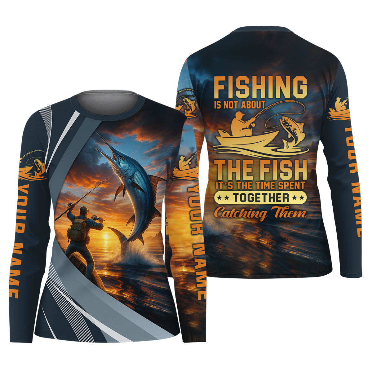 Fishing Is Not About The Fish Fishing UPF Shirts, Tournament Fishing Shirts, Women Fishing Shirt