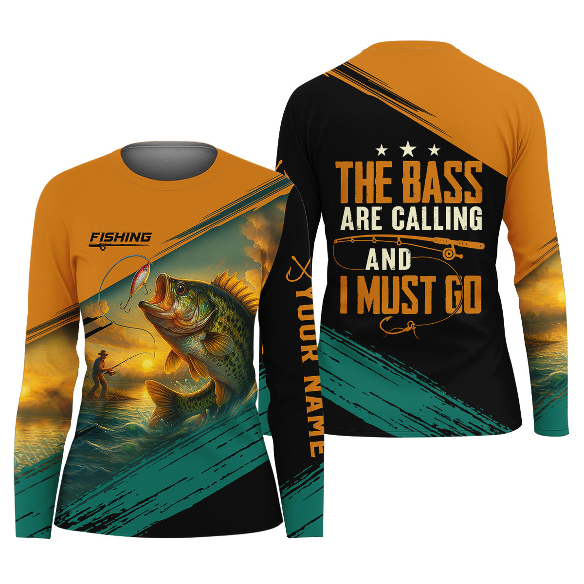 The Bass Are Calling And I Must Go Women SPF Shirt, Fishing Shirt For Women, Largemouth Bass Fishing
