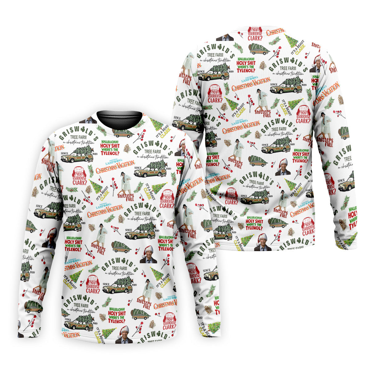 Tree Farm Christmas Golf Shirt, White Polo Shirt ??ns, Fun Golf Shirts For Men, Golf Gift For Men