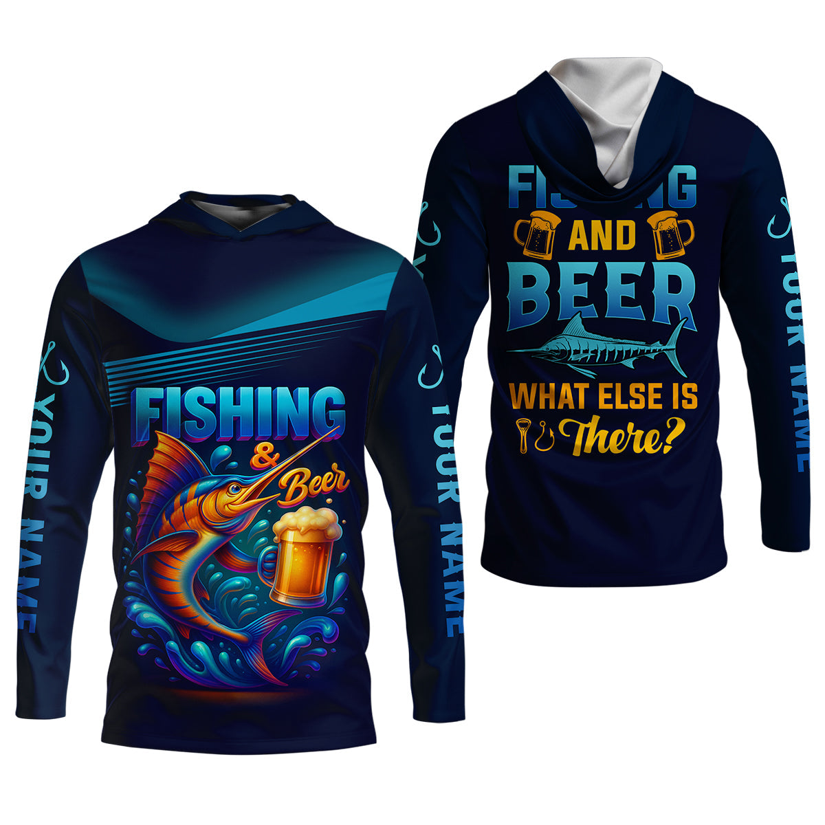 Fishing And Beer What Else Is There SPF Shirt For Men, Men's Fishing Shirt, Men's Fishing Shirt