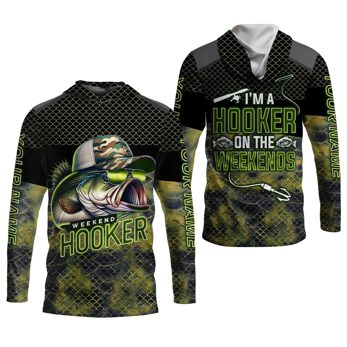 Weekend Hooker Camouflage Fishing Shirts, Fishing Shirt For Women, Fishing UPF Shirts