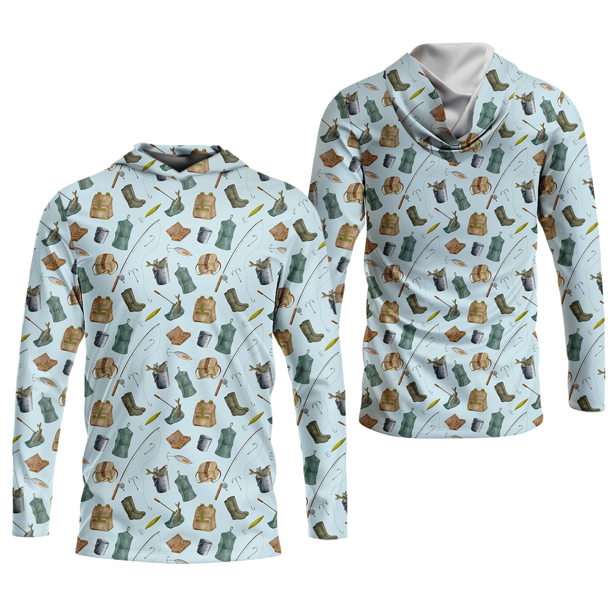 Fishing Tools Custom Fishing Shirt, Performance Fishing Shirts, Women SPF Shirt, Female Fishing Shirts