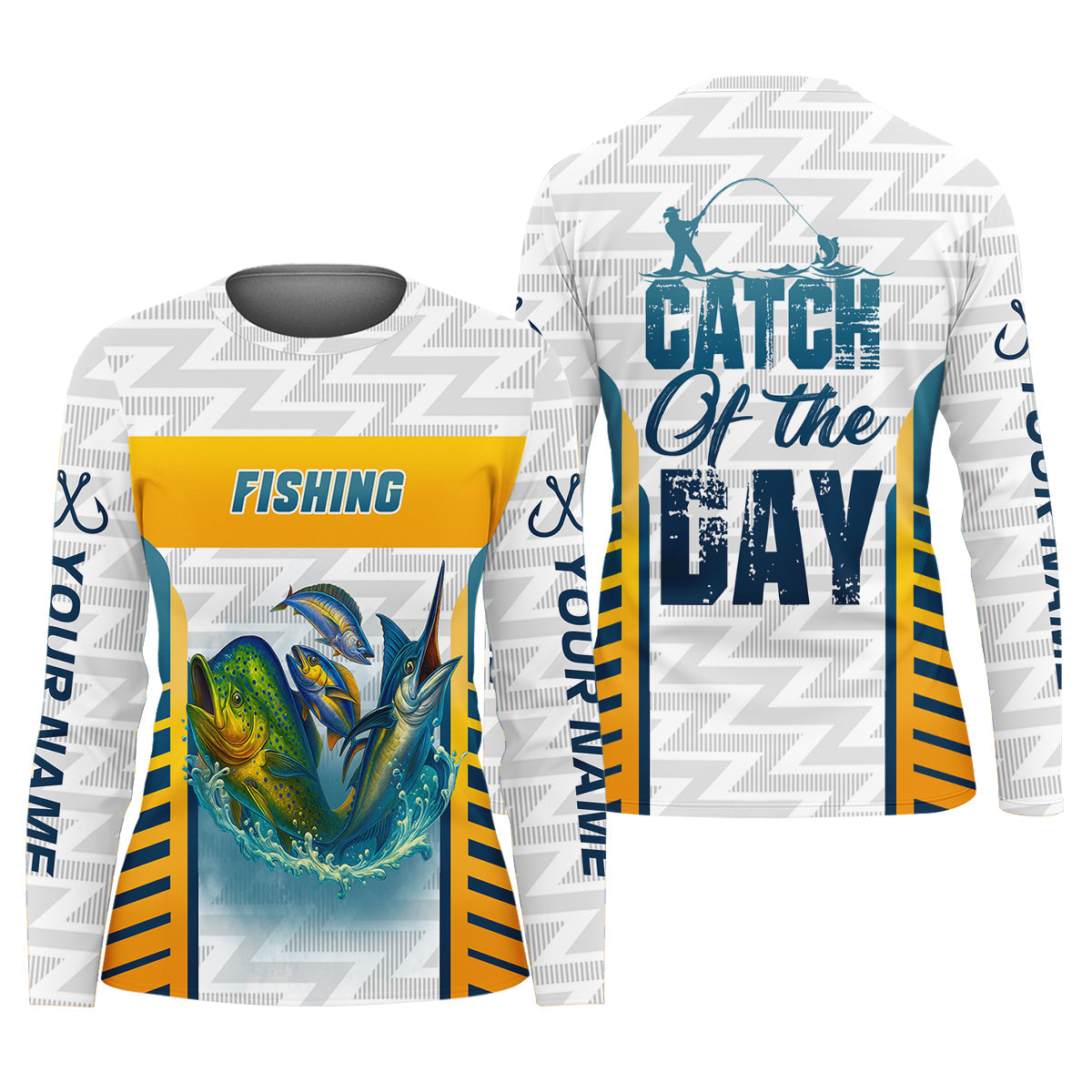 Catch Of The Day Fishing Shirt For Women, Women SPF Shirt, Funny Fishing Shirt, Female Fishing Shirts