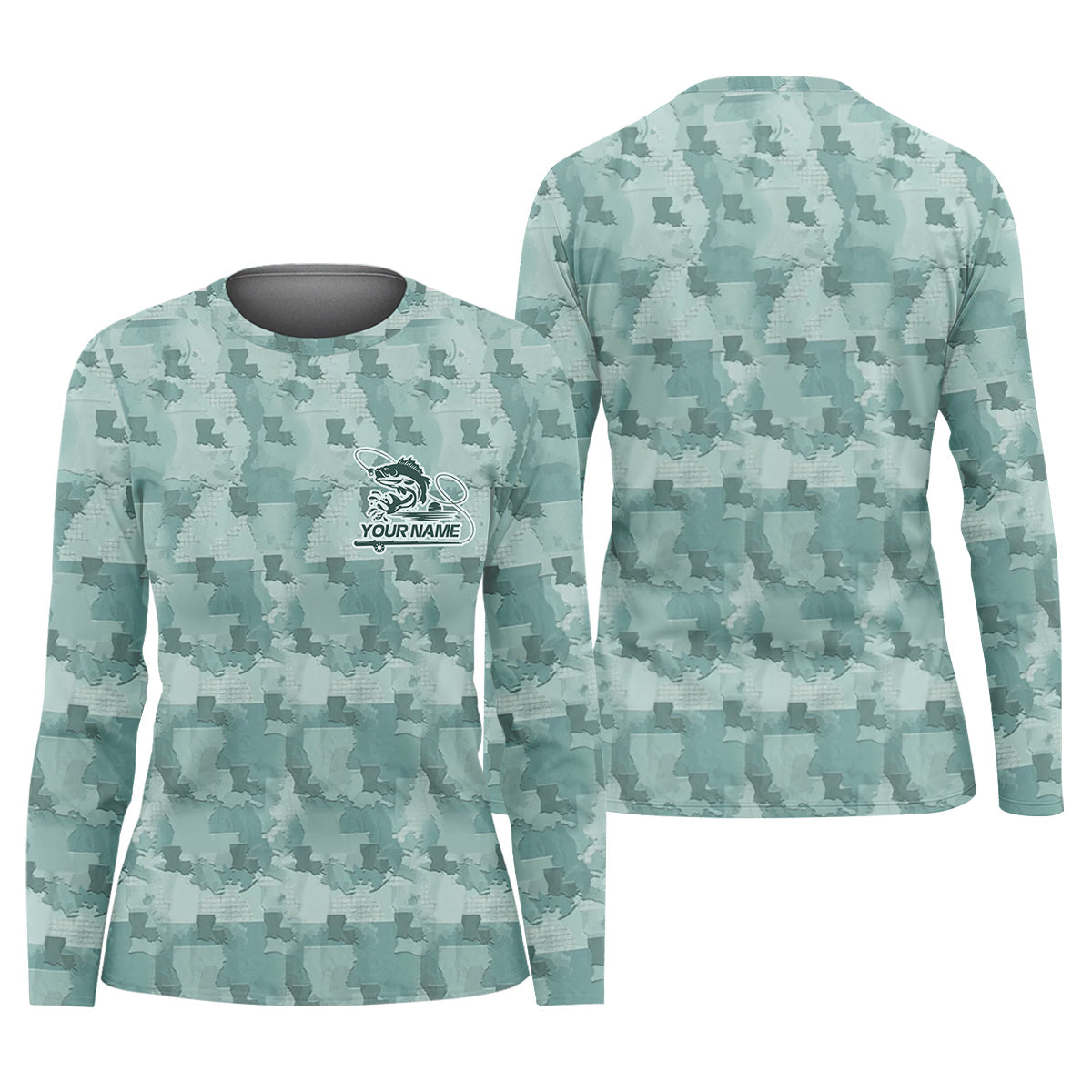 Florida Camo Fishing UPF Shirts, Performance Fishing Shirts, Women SPF Shirt, Female Fishing Shirts