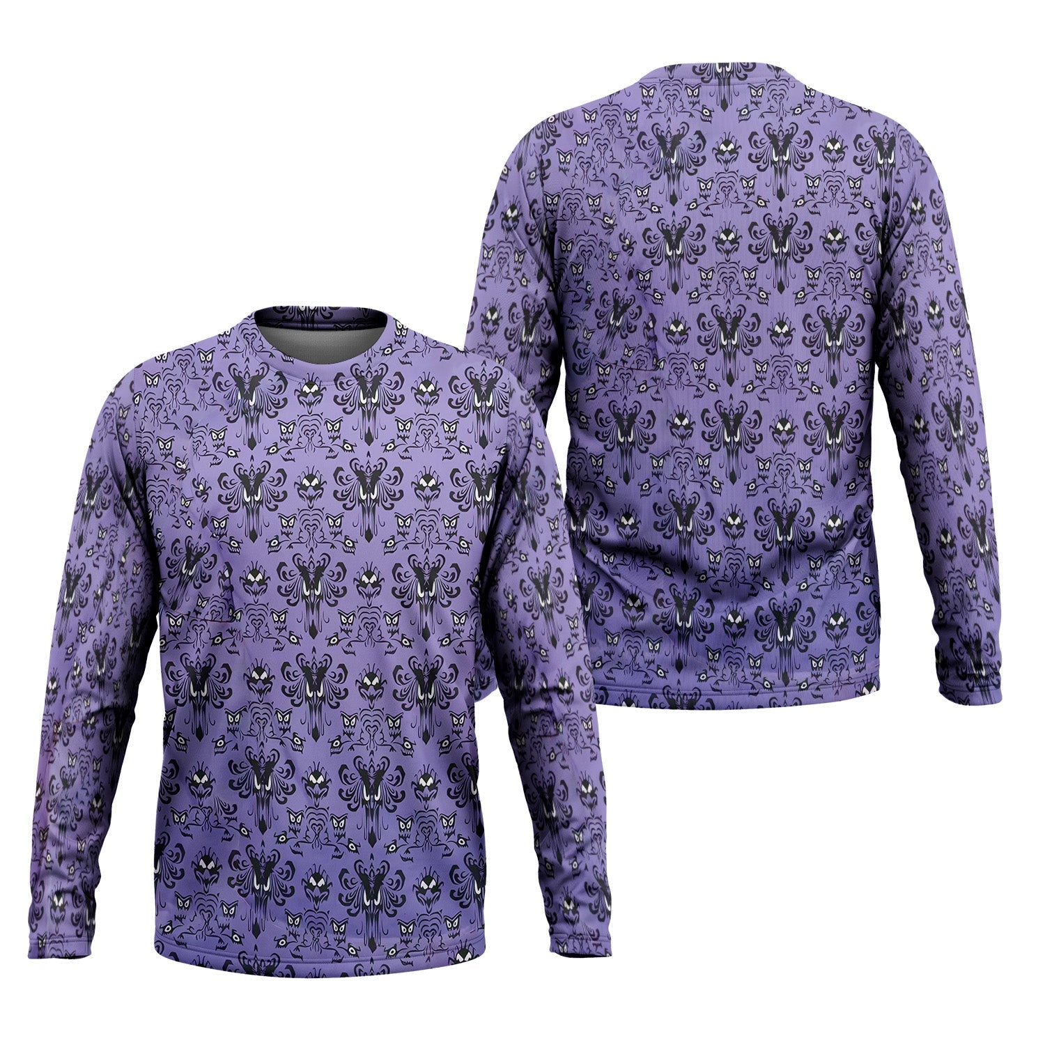 Haunted Mansion Hitchhiking Ghosts Men's Golf Polo ShirtGolfing Apparel, Mens Golf Gift