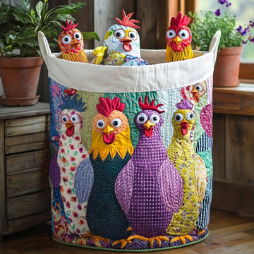 Pecking Pretty Laundry Basket Laundry Gifts, Housewarming Gift Ideas, Mother's Day Gifts