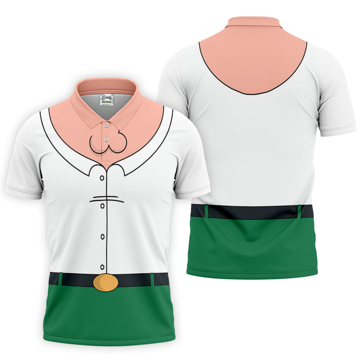 Funny Cartoon Costume Halloween Polo Shirt, Golf Polo For Men, Mens Golf Apparel