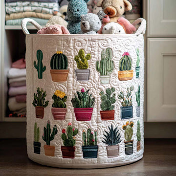 Serene Cactus Laundry Basket Laundry Gifts, Housewarming Gift Ideas, Mother's Day Gifts
