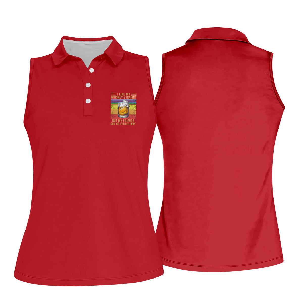 I Like My Whiskey Straight LGBT Pride Month Fun Women's Golf Shirts, LGBT Support Pride Shirt
