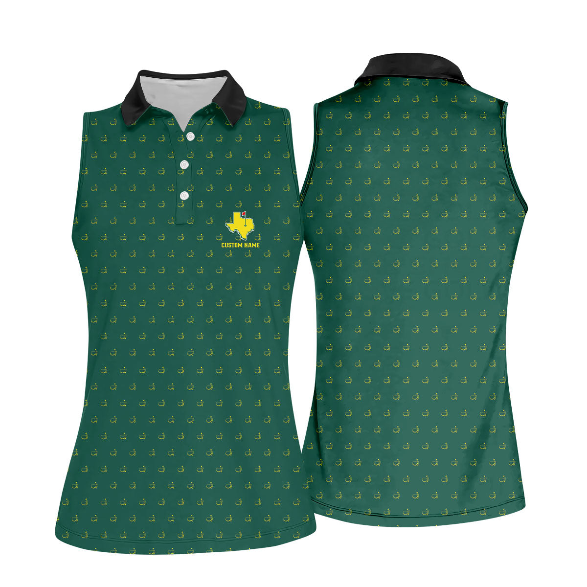 Custom State Logo Golf Tournament Polo Shirt, Performance Golf Shirt, Ladies Golf Tops, Golf Shirt For Women
