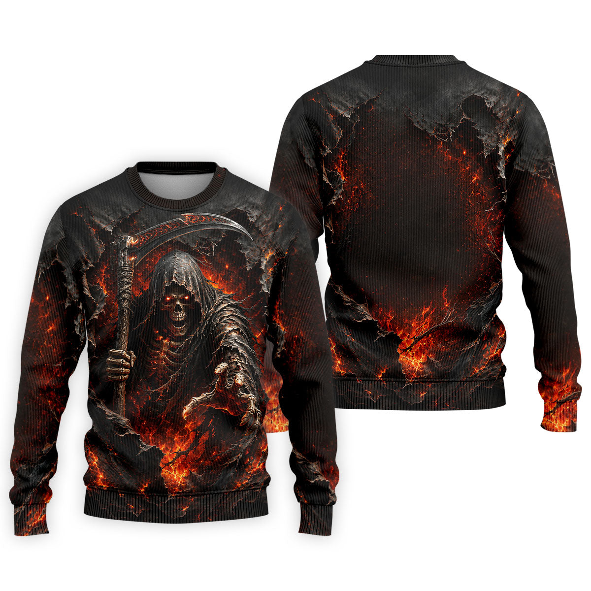 Halloween Grim Reaper Horror Character Polo Shirt, Mens Golf Shirts, Golf Apparel For Men