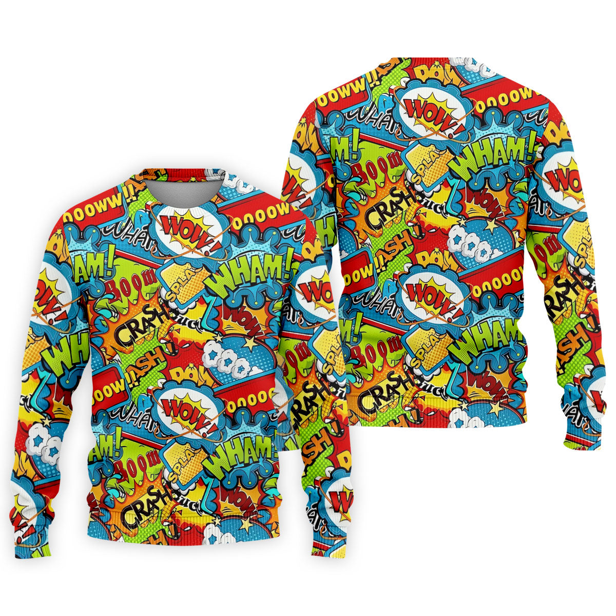 Funny Comic Pop Art Hawaiian Golf Shirt, Mens Golf Shirts, Golf Apparel For Men