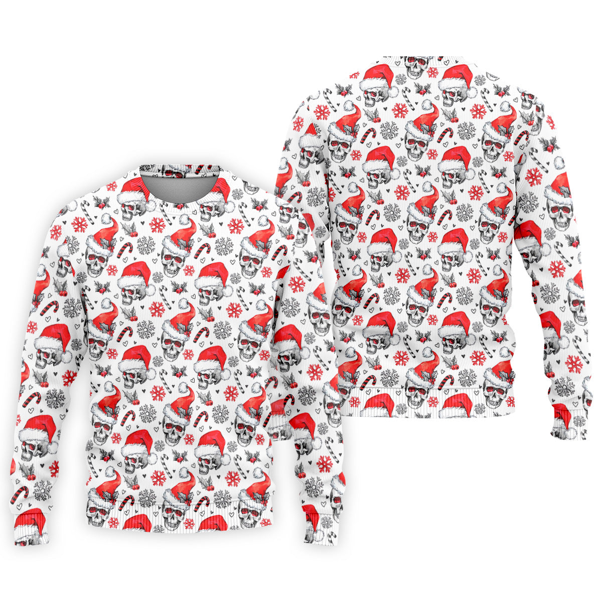 Skull Christmas Golf Tops For Men, Funny Horror Polo Shirts For Men, Christmas Golf Shirt, Golfing Apparel