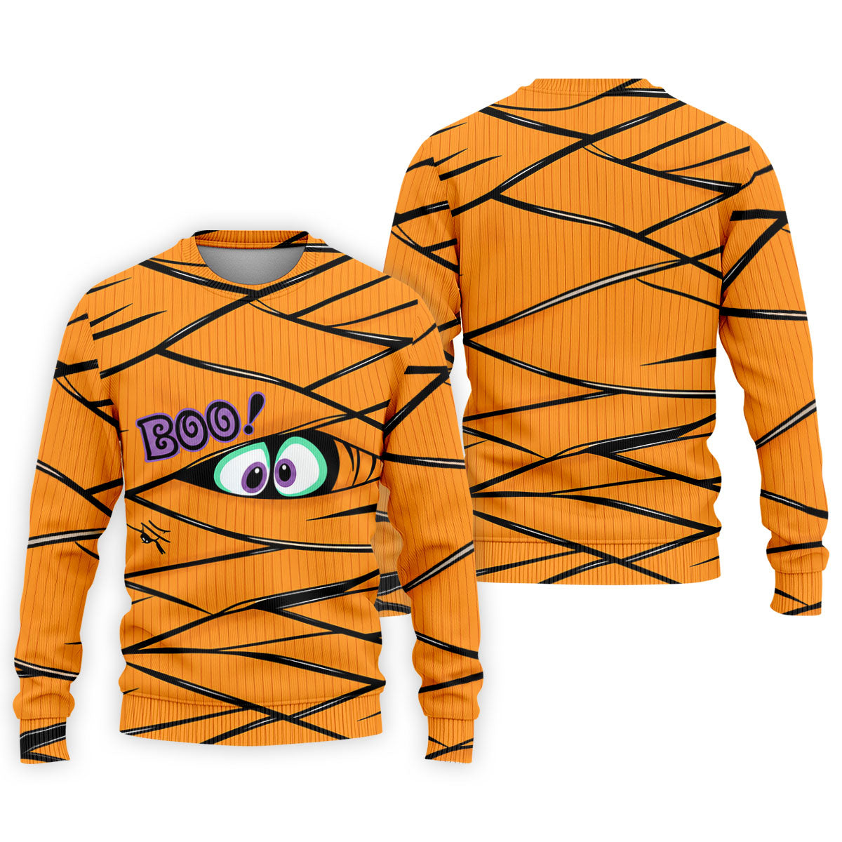 Boo Mummy Halloween Horror Character Polo Shirt, Polo Shirts For Men, Printed Golf Shirts