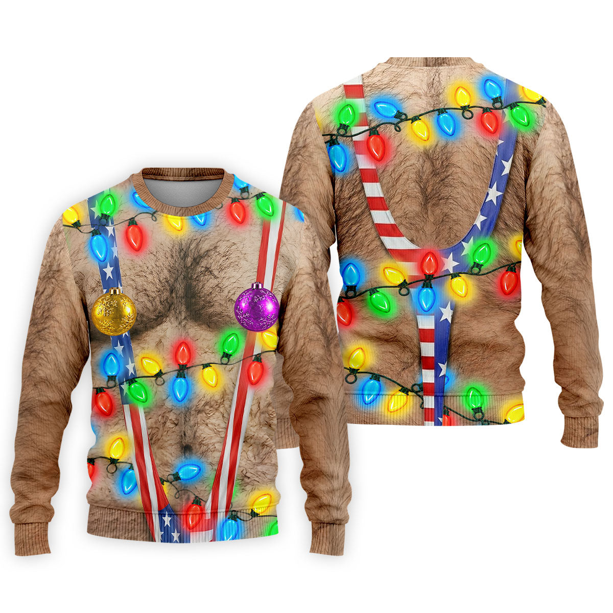 Christmas Lights Suspenders Polo Shirt, Golf Polo Shirts For Men, Mens Golf Shirts