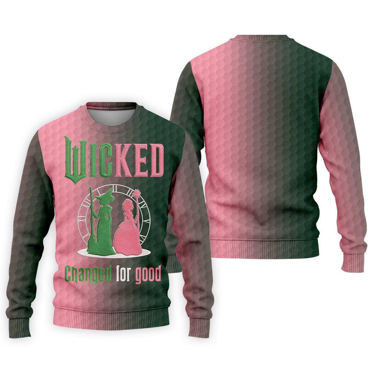 Wicked Changed For Good Embroidered Golf Shirt, Men's Golf Shirt, Hawaiian Golf Shirt
