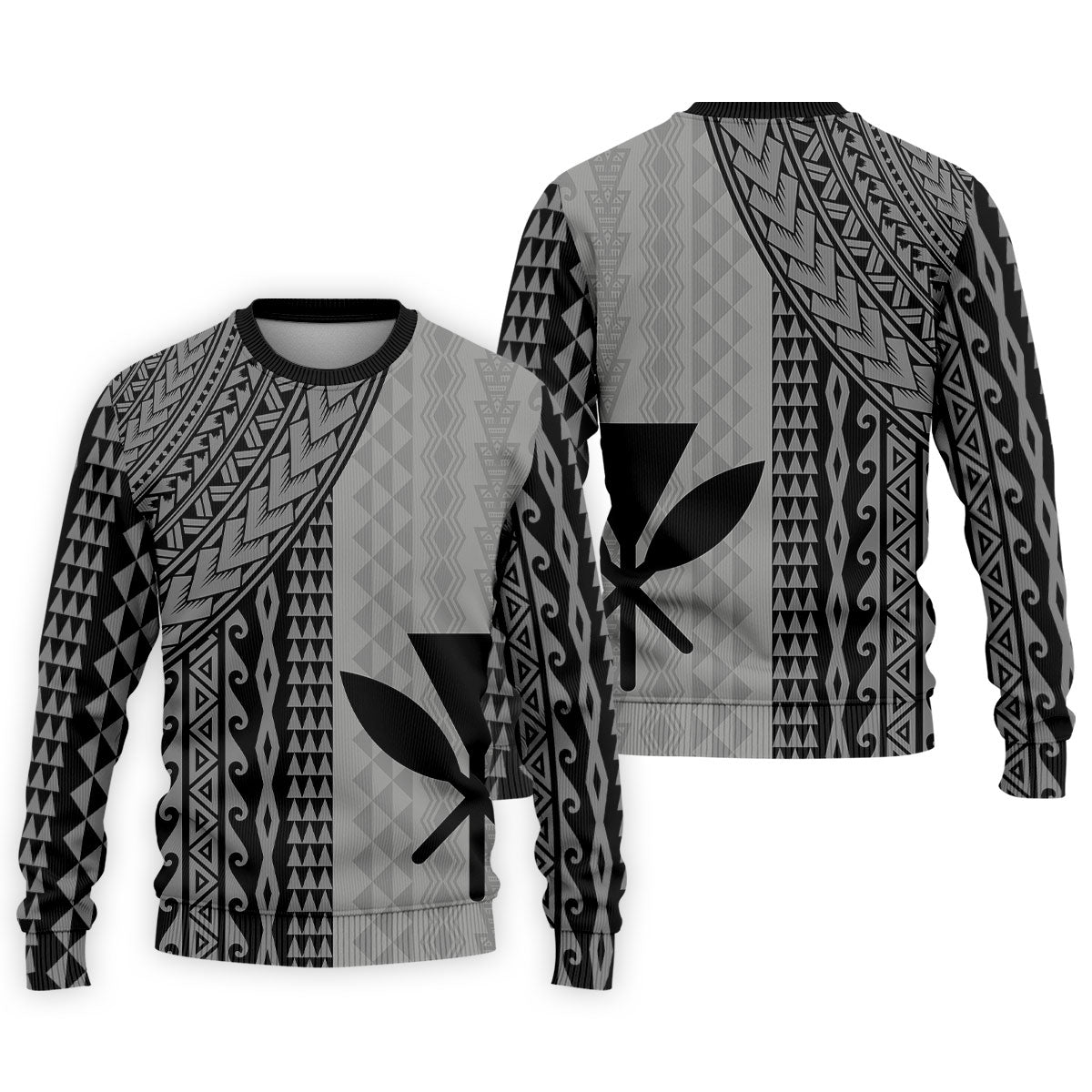 Polynesian Tribal Pattern Vintage Golf Shirt, Hawaiian Golf Shirt, Polo Shirts For Men