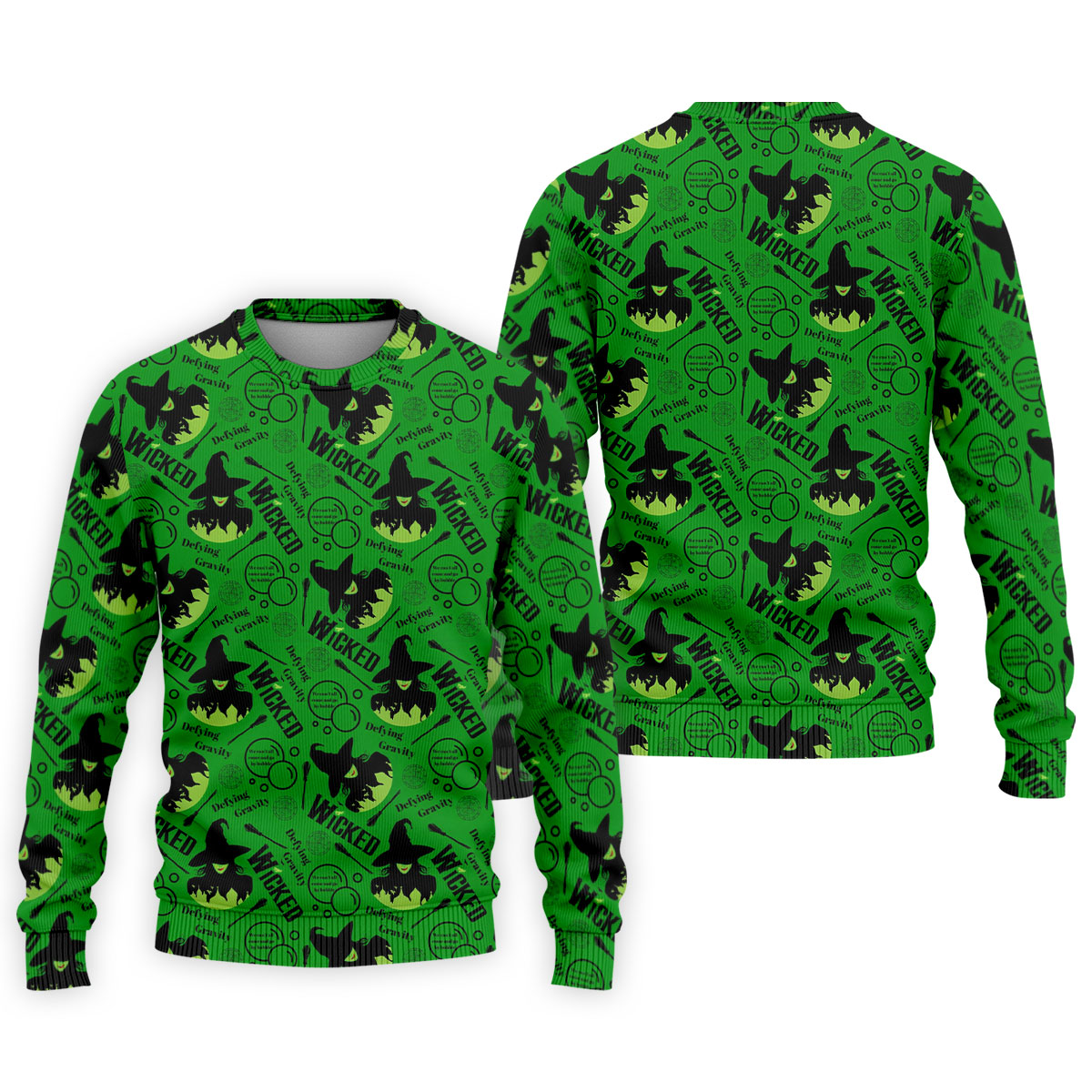 Green Witch Bubble Pattern Halloween Polo Shirt, Polo Shirts For Men, Men's Golf Shirt