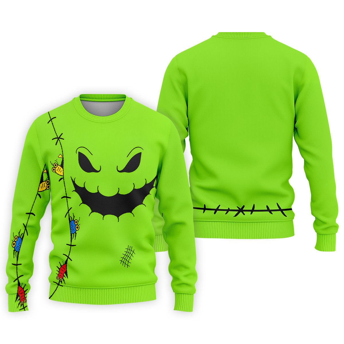 Halloween Monster Face Sleeveless Golf Polo Shirt, Mens Golf Polo, Golf Shirts For Men