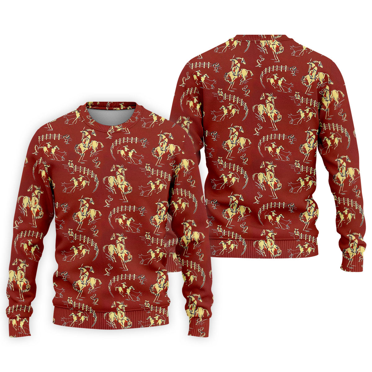 Vintage Rodeo Cowboy Pattern Golf Polo Shirt, Mens Golf Apparel, Hawaiian Golf Shirt