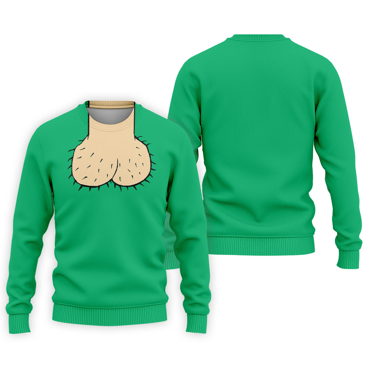 Green Funny Dickhead Faux Chest Golf Shirt, Men's Golf Shirt, Mens Polo Shirts