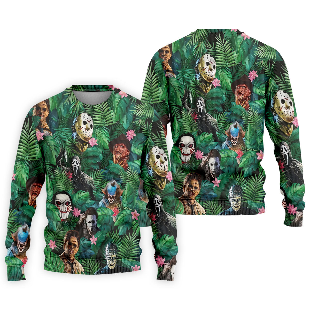 Hidden Horror Villains Jungle Hawaiian Golf Shirt, Hawaiian Golf Shirt, Golf Polo Shirts For Men