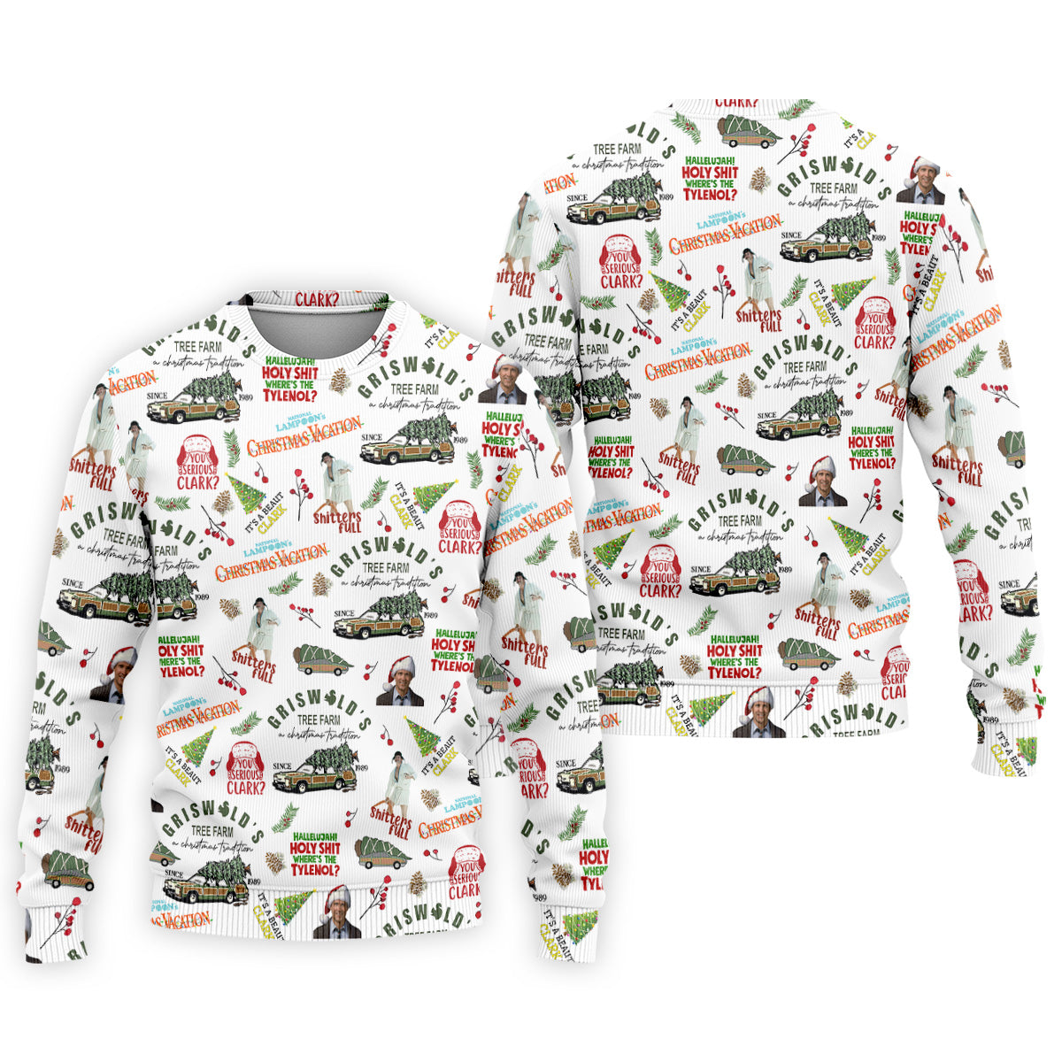 Tree Farm Christmas Golf Shirt, White Polo Shirt ??ns, Fun Golf Shirts For Men, Golf Gift For Men