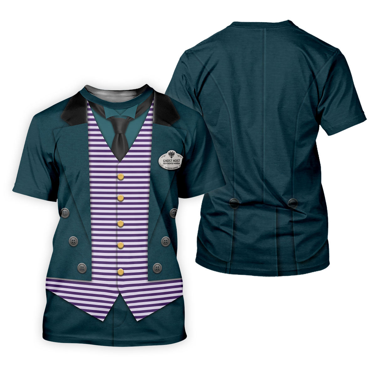 Ghostly Butler Costume Halloween Polo Shirt, Ladies Golf Shirt, Women’s Golf Polo