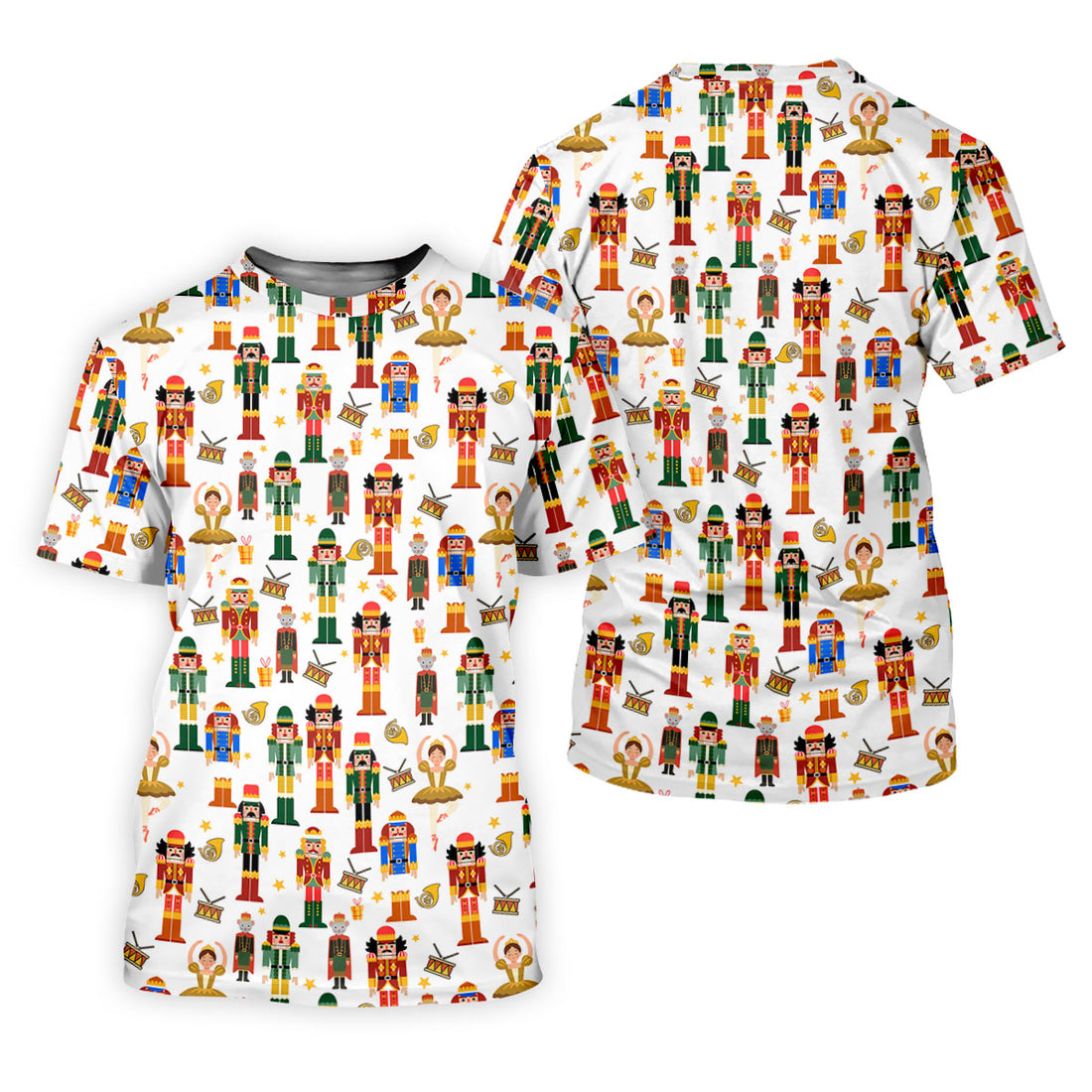Nutcracker Christmas Women's Golf Shirts, Cute Women's Golf Clothes, Christmas Golf Shirt, Golfing Apparel