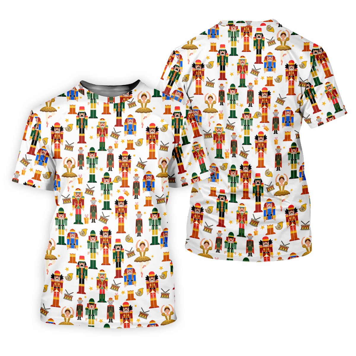 Nutcracker Christmas Women's Golf Shirts, Cute Women's Golf Clothes, Christmas Golf Shirt, Golfing Apparel