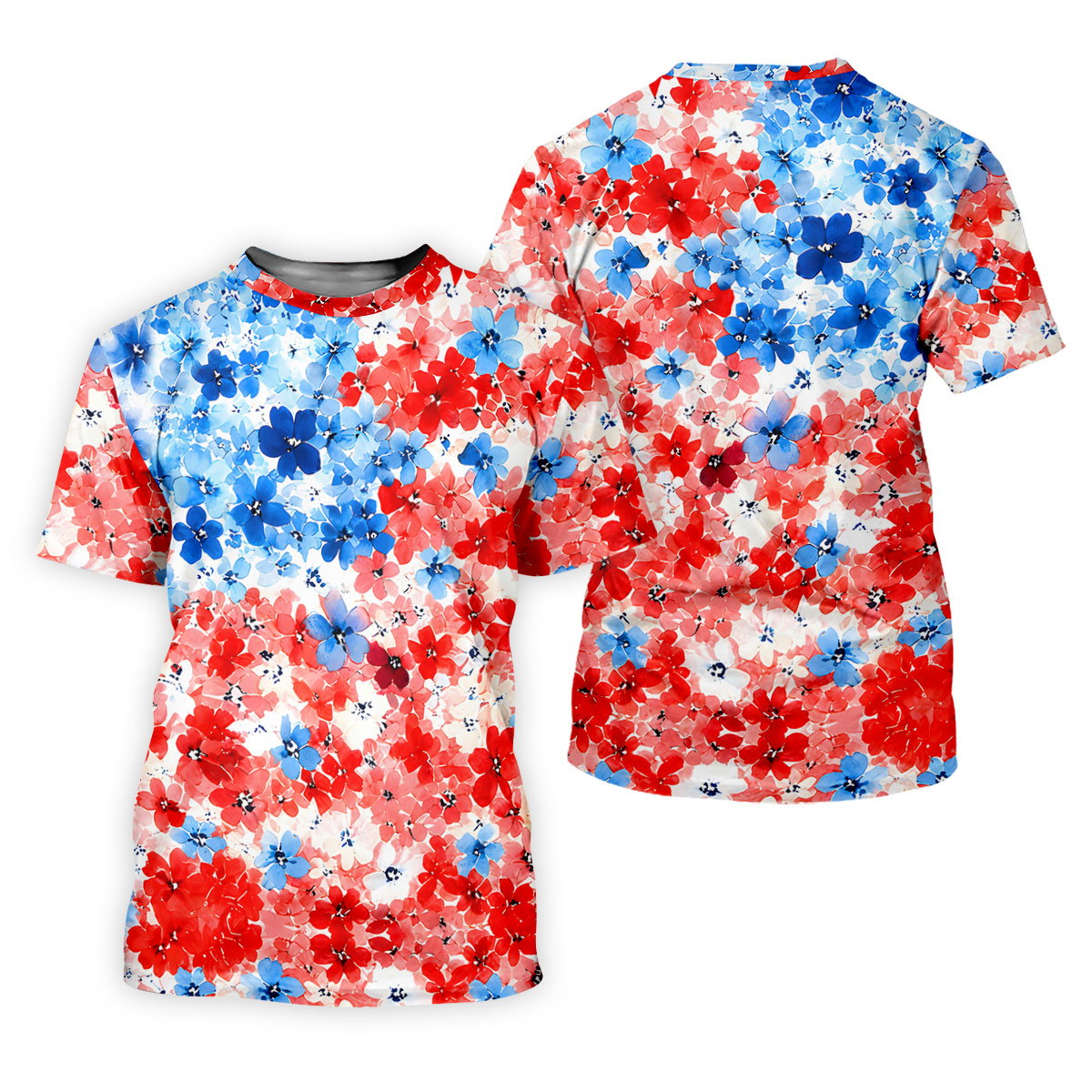 Red White Blue Hawaiian Golf Shirt, 250 Years Men's Golf Shirt, Polo Shirts For Men