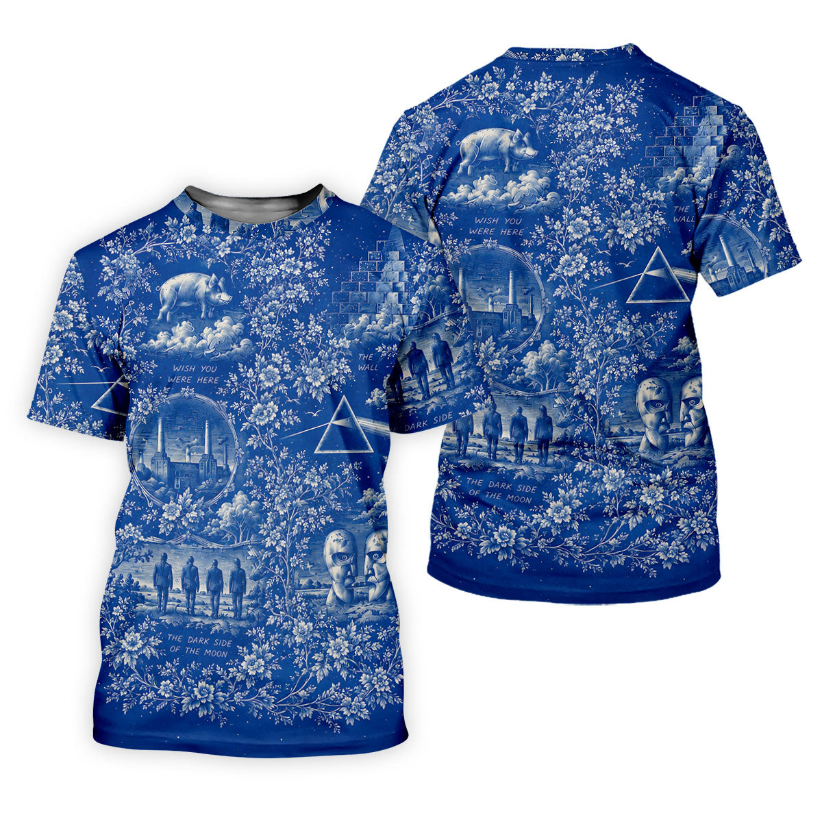 Surreal Retro Music Art Pattern Polo Shirt, Mens Golf Polo, Golf Polo Shirts For Men