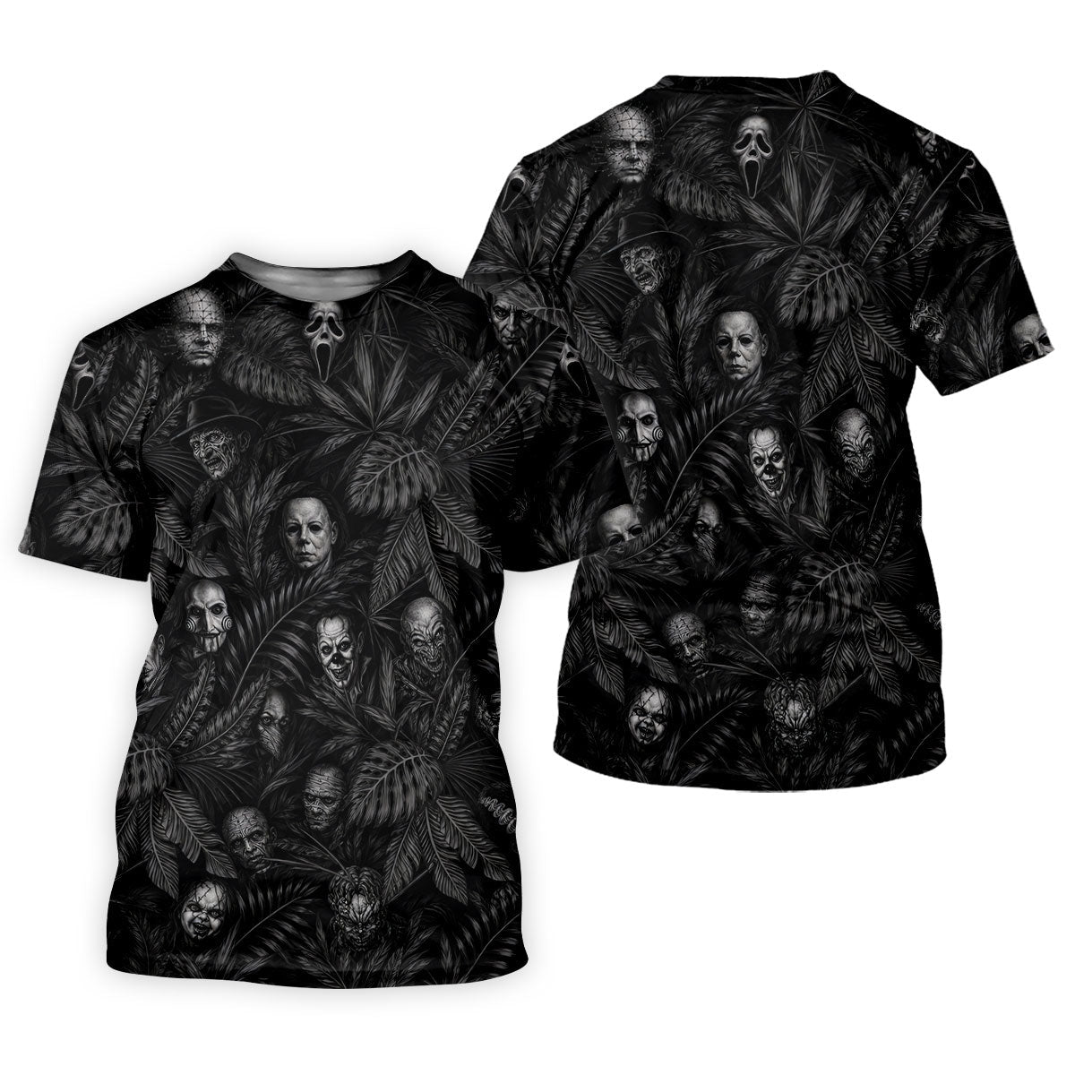 Horror Character Halloween Golf Shirt, Golf Shirts For Men, Mens Golf Apparel