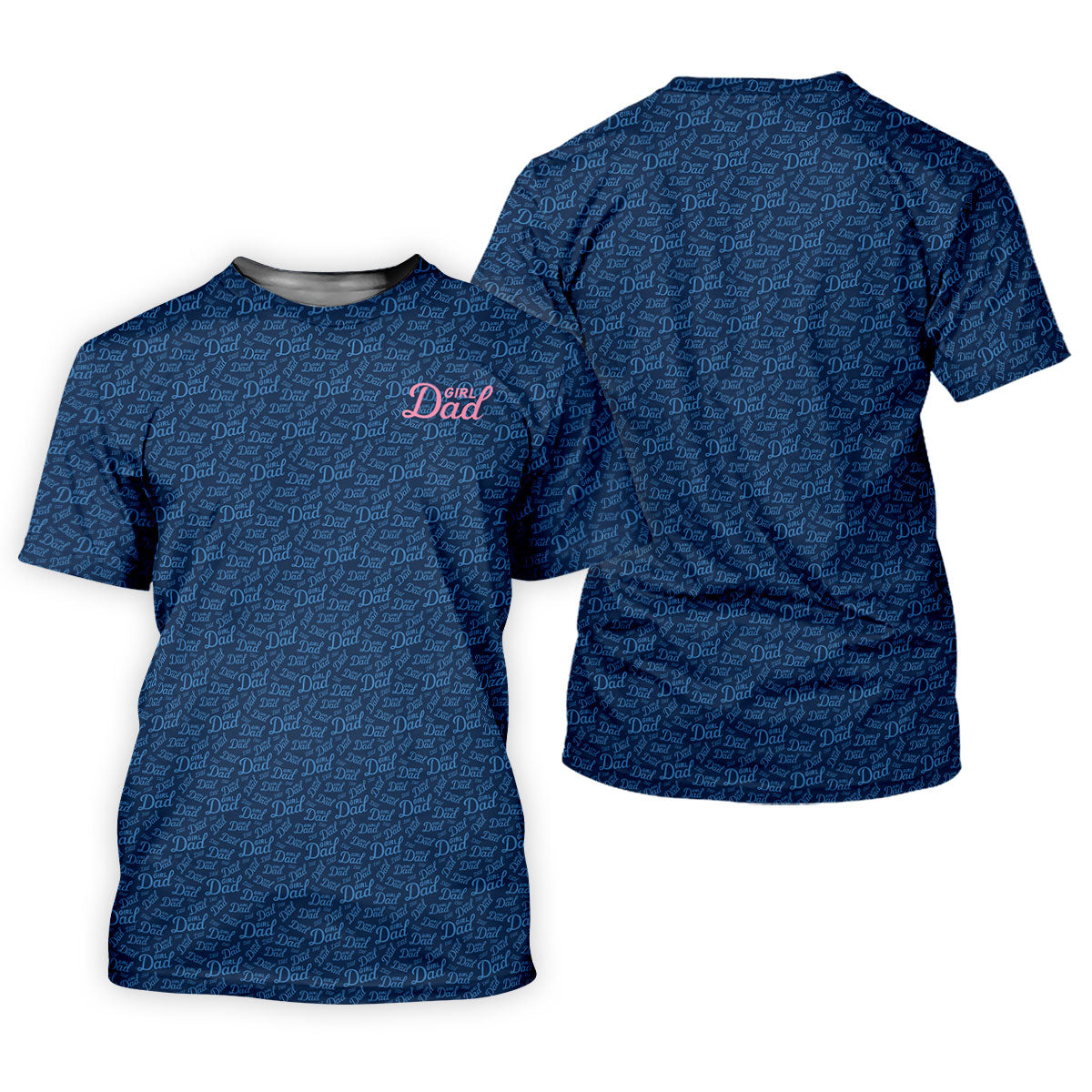 Girl Dad Father's Day Golf Shirt, Polo Shirts For Men, Gift For Golf Dad, Golfing Apparel