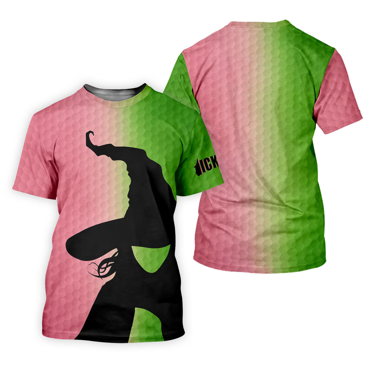 Halloween Witch Hat Golf Polo Shirt, Ladies Golf Shirt, Golf Tops For Women
