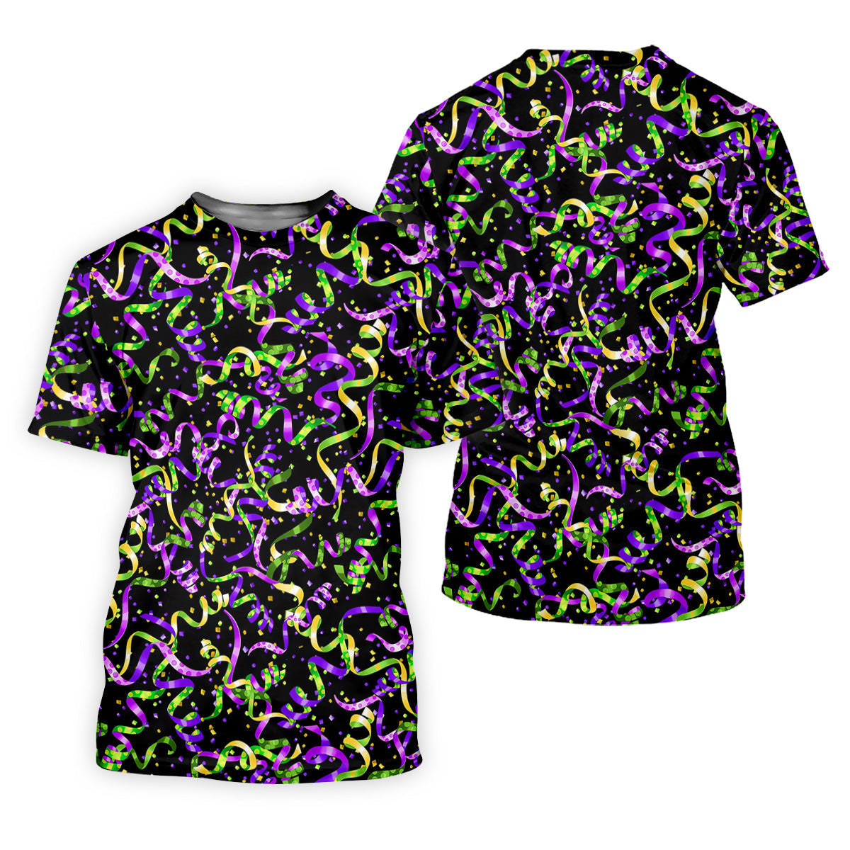 Mardi Gras Carnival Purple Green Gold Women Golf Top, Festive Ladies Golf Tops, Ladies Golf Shirts