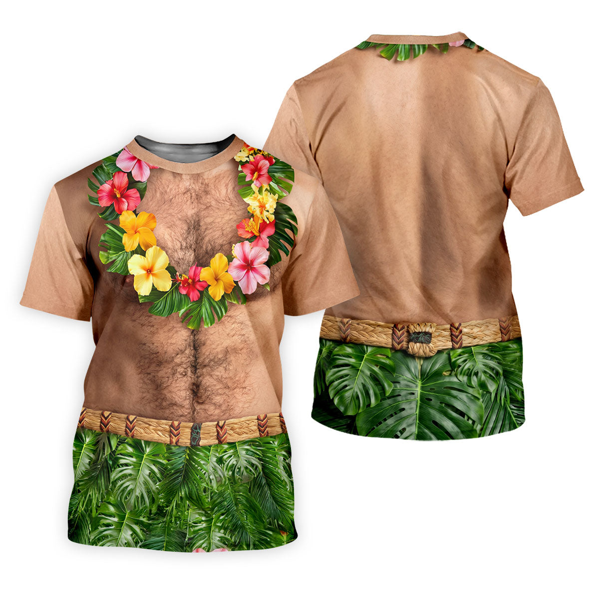Tropical Theme Party Fun Women's Golf Shirts, Hawaiian Golf Shirt, Ladies Golf Polos