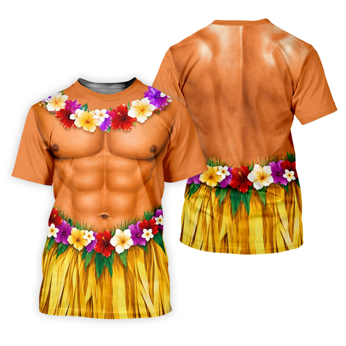 Funny Beach Body Golf Shirt, Hawaiian Luau Men's Golf Polo, Polo Shirts For Men