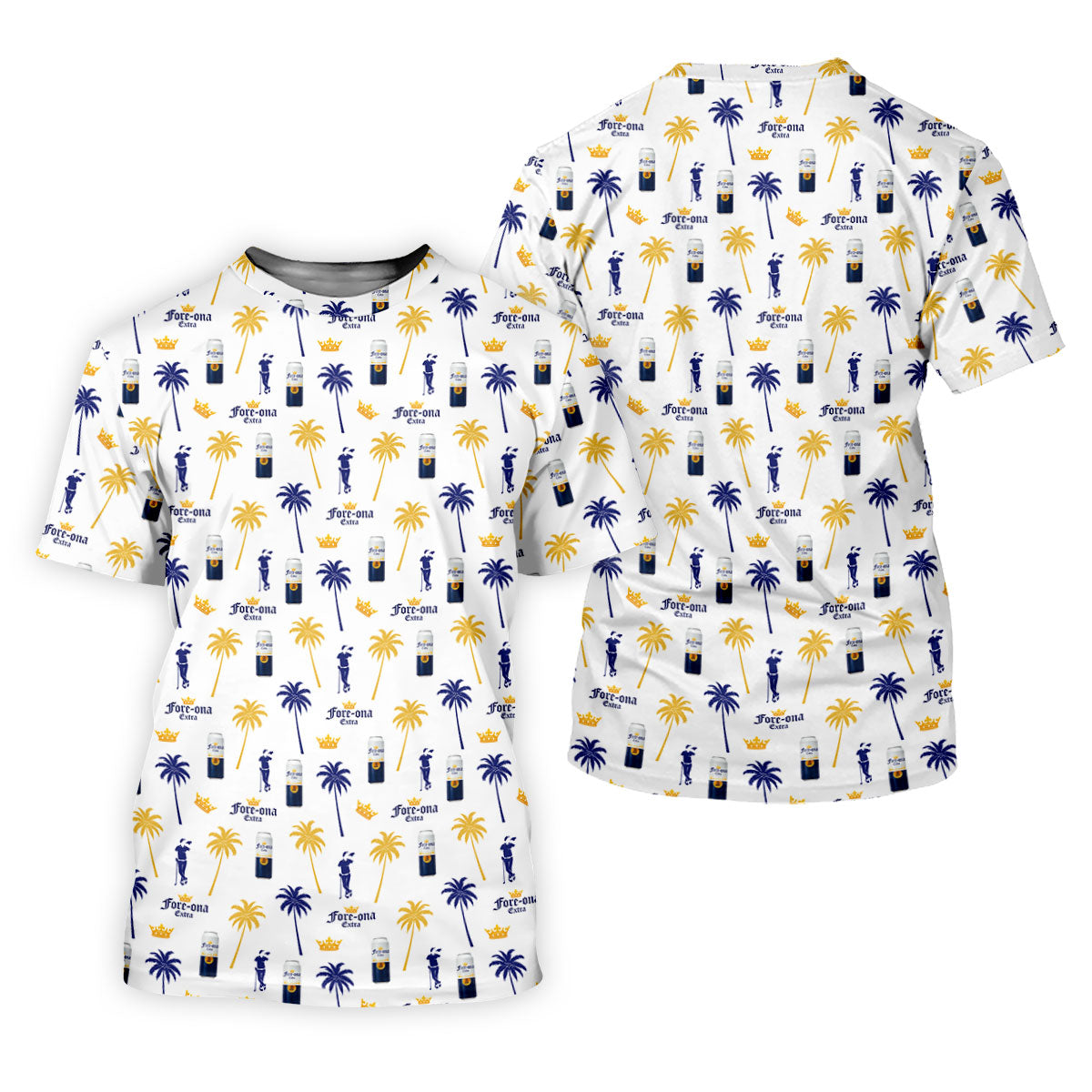 Fore-ona Extra Find Your Fairway Golfer Drinking Fun Women's Golf Shirts, Ladies Golf Shirts